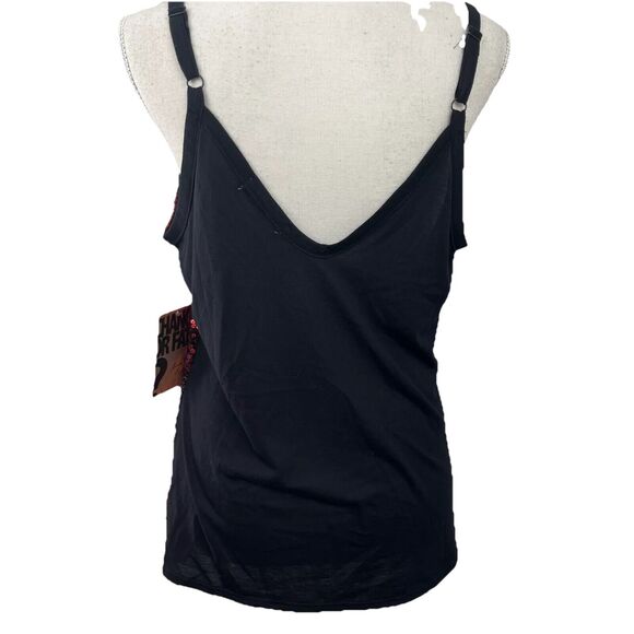 NWT Chance or Fate, Faith & Freedom red, white & blue sequined tank. Sz L - Picture 4 of 11